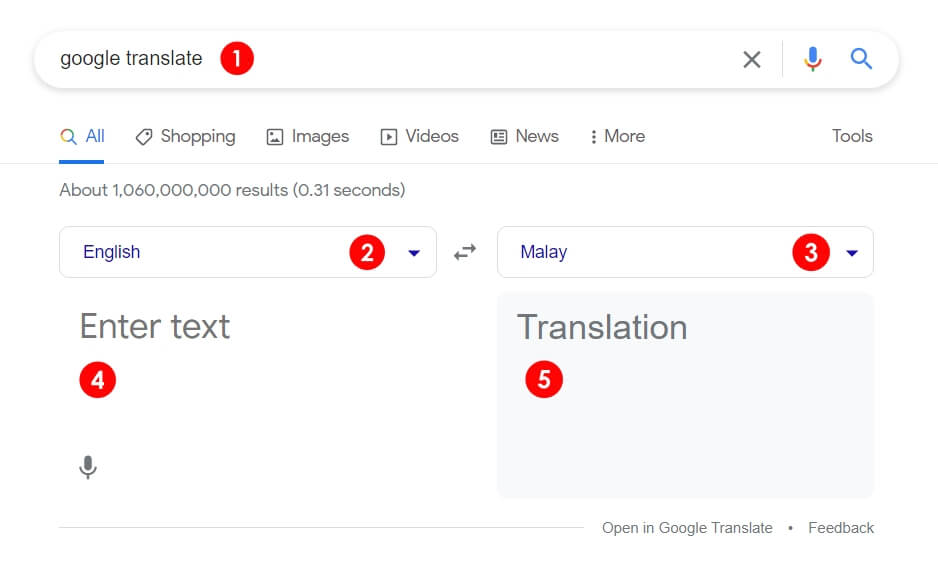 cara guna google translate