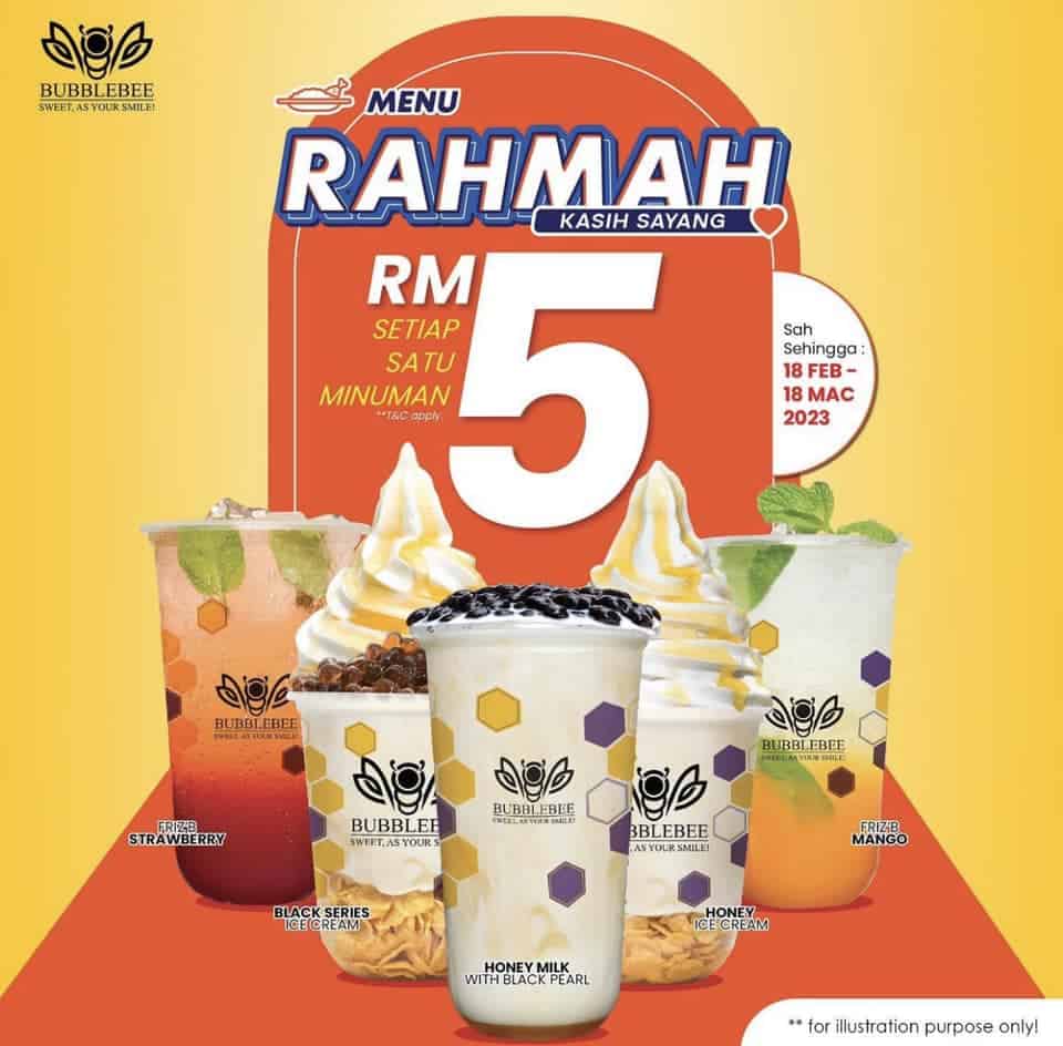 Menu Rahmah Bubble Bee